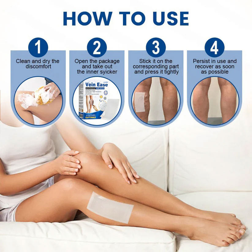🇺🇸👨⚕️✅ JUXEK® Vein Ease Microneedle Patch — Visible Vein Reduction in 7 Days, No Clinic, No Compression Socks, Just Sleep ⚡