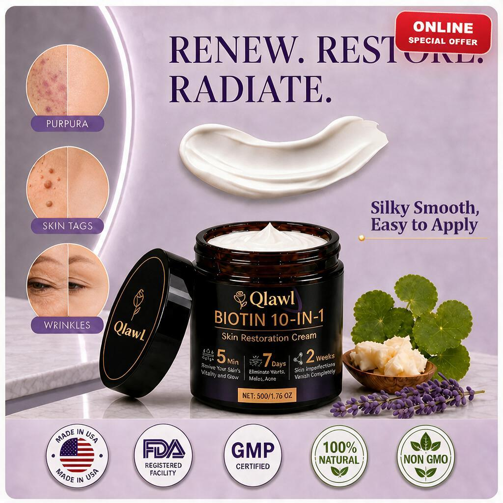 QIAWI® Biotin 10-In-1 Skin Restoration Cream